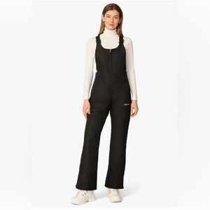 Arctix Women's Black Bib Overalls L/31L NWOT